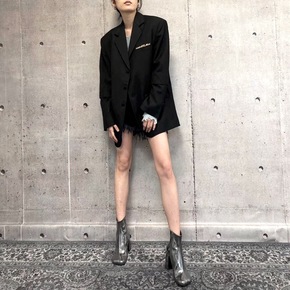 ANN ANDELMAN

Oversized Blazer Jacket Black